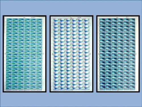 1969 Concorde set in FULL SHEETS UNMOUNTED MINT