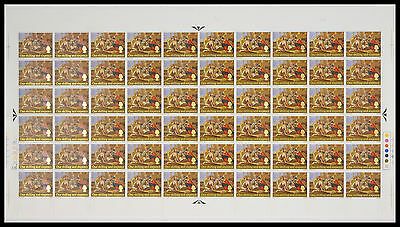 1967 Christmas 1 6 Complete Sheet No dot UNMOUNTED MINT MNH.