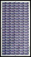1967 EFTA 1 6 (Ord) Complete Sheet With 3 Listed Flaws