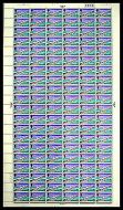 1968 Bridges 4d Complete Sheet No dot UNMOUNTED MINT