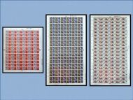 SG812-814 Christmas 1969 Full Set (PHOS 7.5mm) in Complete Sheets UNMOUNTED MINT