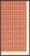 ½d Wilding Multicrown white cylinder 1 No Dot Full Sheet UNMOUNTED MINT