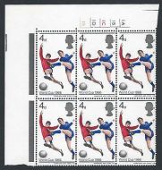 1966 World Cup 4d (Ord) No Dot Cylinder - MNH