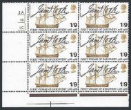 1968 British Anniversaries 1 9 Cylinder Block - MNH