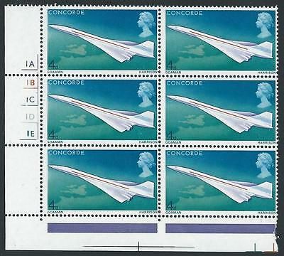 1969 Concorde 4d Lower Left Cylinder Block - MNH