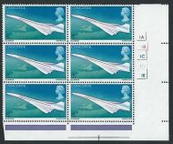 1969 Concorde 4d Lower Right Cylinder Block - MNH