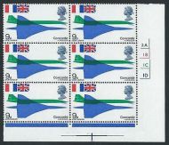 1969 Concorde 9d Lower Right Cylinder Block - MNH