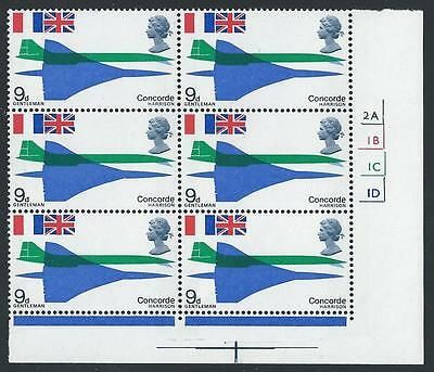 1969 Concorde 9d Lower Right Cylinder Block - MNH