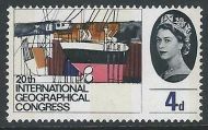 1964 Geographical 4d (Phos) - Good Perf Shift Variety - MNH