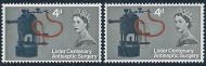 1965 Lister 4d (Ord) - Blue Shift Left - MNH