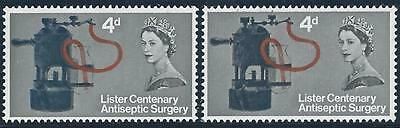 1965 Lister 4d (Ord) - Blue Shift Left - MNH
