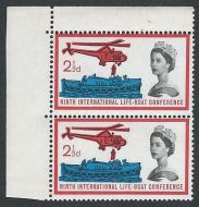 1963 Lifeboat 2 1 2d (Ord) - Listed Flaws + Perf Shift - MNH