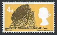 1966 British Technology 4d (Phos) - Significant Yellow Shift Down Variety - MNH