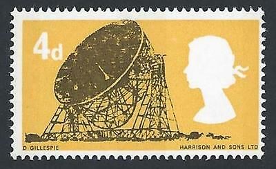 1966 British Technology 4d (Phos) - Significant Yellow Shift Down Variety - MNH