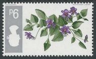 Sg 721a 1967 Wild Flowers 9d (Ord) - Watermark Inverted UNMOUNTED MINT