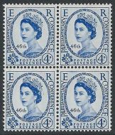 1957 Inter-Parliamentary Conference - 2 x Partial Double Frame Line Flaw - MNH
