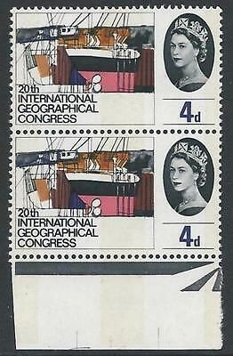 1964 Geographical 4d (Phos) - Listed Flaw - Scarred Neck - MNH