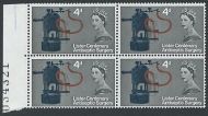 1965 Lister 4d (Ord) - Listed Flaws -  Corner Scratch and Face Retouch - MNH