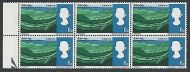 Sg 690pb 1966 Landscapes 6d (Phos) - Listed  Flaw AN for AND Block - MNH