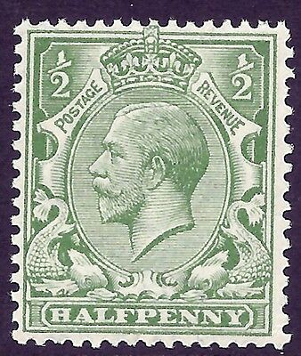 N14(-) ½d Pale Bright Green Royal Cypher unlisted with RPS cert UNMOUNTED MINT