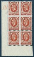 1934 2d Photogravure cyl blk A37 13 Dot with Variety UNMOUNTED MINT