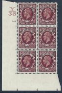 1934 1+1 2d Photogravure cyl blk Y36 149 No Dot perf 5(E I) UNMOUNTED MINT