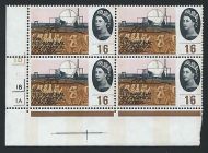1964 Geographical 1/6 Phos Cylinder Block With Narrow Bands - MNH