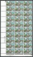 1968 Bridges 1 6  Cylinder Quarter Sheet - MNH