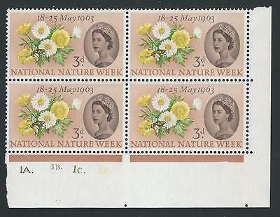 1963 Nature 3d Ord Dot Cylinder Block - MNH