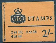 sg N27 2 - Wildings GPO booklet with all panes MNH