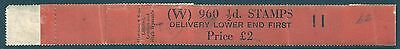 ½d Edward Crown watermark Vertical Delivery Coil leader W 11 MNH