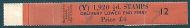 ½d Edward Crown watermark Vertical Delivery Coil leader Y 12 MNH