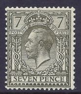 N27(1) 7d Olive Royal Cypher UNMOUNTED MINT/MNH