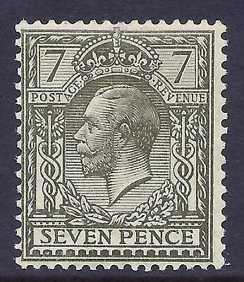 N27(1) 7d Olive Royal Cypher UNMOUNTED MINT/MNH