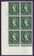 S26g 1½d Wilding Edward Crown listed variety cyl 14 Dot UNMOUNTED MINT