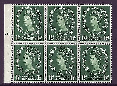 SB65 Wilding booklet pane MC on cream perf type I cyl G11 T UNMOUNTED MNT MNH