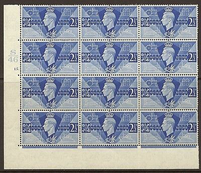 Sg 491 1946 Victory Cylinder S46 15 Dot perf type 5(E I) UNMOUNTED MINT MNH
