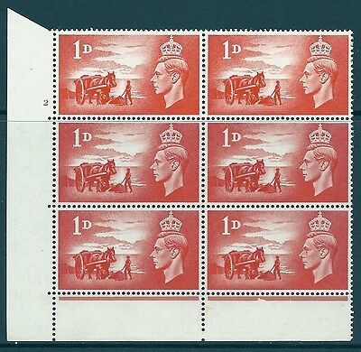 Sg C1 1948 Channel Islands Cylinder 2 No Dot perf type 6B(E P) UNMOUNTED MINT