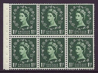 SB62 unlisted variety 1½d Wilding Edward crown - dot on lip UNMOUNTED MINT MNH