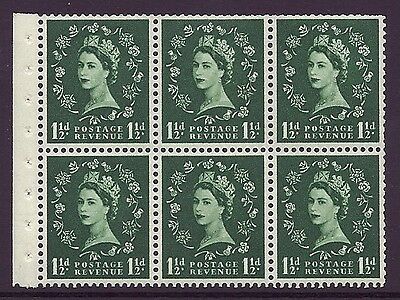 SB62 unlisted variety 1½d Wilding Edward crown - dot on lip UNMOUNTED MINT MNH