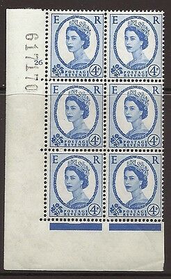 4d Multi Crowns on White cylinder 26 No Dot perf type A (E I) MNH