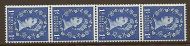 S16 Vertical Wilding Multi Crown on Cream Coil strip UNMOUNTED MINT/ MNH