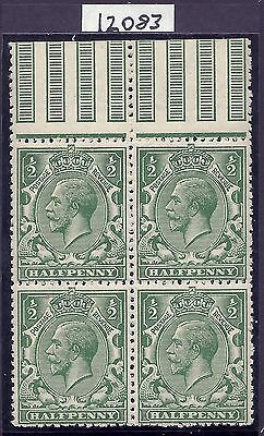 N14(-) ½d Unlisted Pale Blue Green R c with Hendon Cert UNMOUNTED MINT MNH