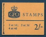 sg N22pa 2 - Wildings GPO booklet with all panes Oct 1965 UNMOUNTED MINT MNH