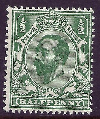 sg323 N1(4) ½d Bluish green Downey Head with cert unmounted mint/MNH