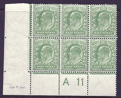 Sg 268 M3(2) ½d Dull Green Control A 11 perf H2A UNMOUNTED MINT MNH