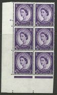 3d Multi Crowns on White cylinder 80 Dot perf type A(E I) UNMOUNTED MINT MNH