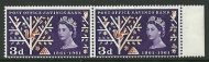 sg624ab 3d PO Savings Bank Perf through side margin Timson Scarce UNMOUNTED MINT