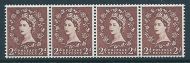 Sg S49 2d Wilding 9.5mm Violet Phosphor sideways coil UNMOUNTED MINT MNH