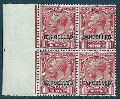 Sg 357w 1d Royal Cypher Overprinted CANCELLED UNMOUNTED MINT MNH